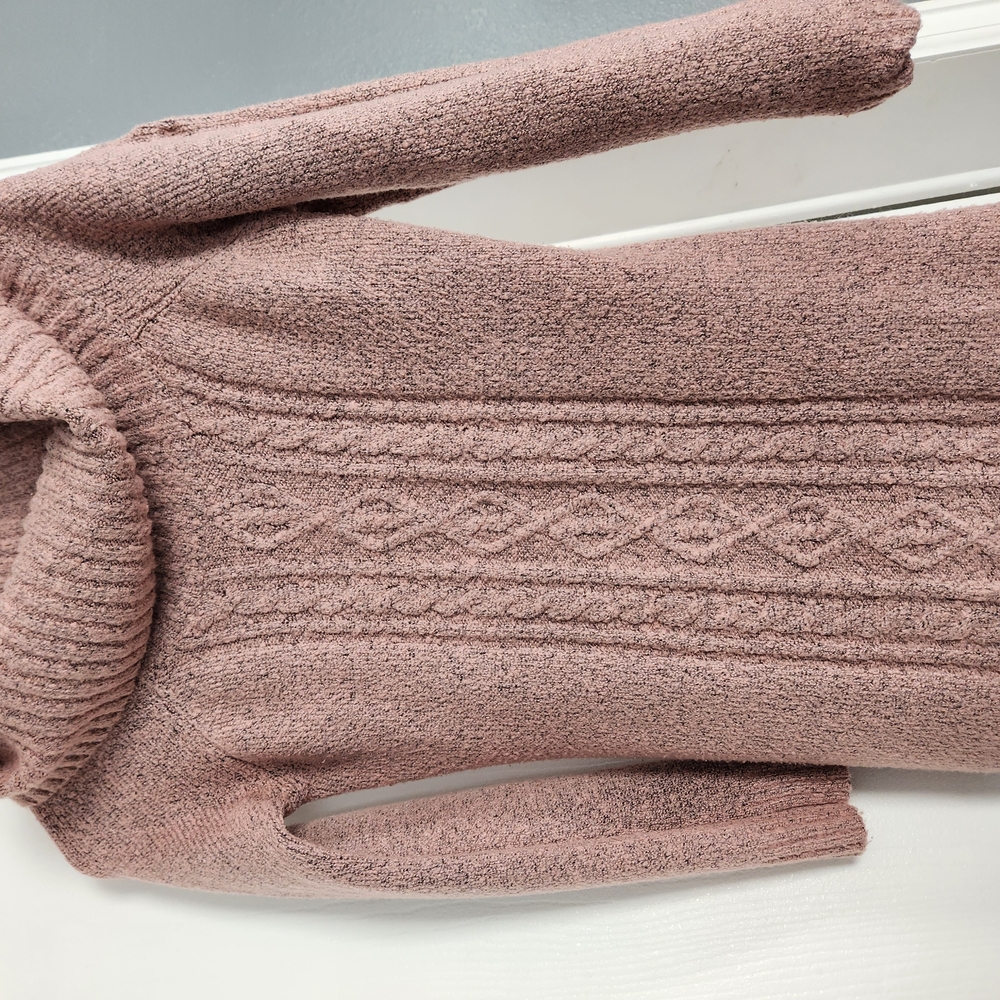 Cozy Pink Turtleneck Sweater